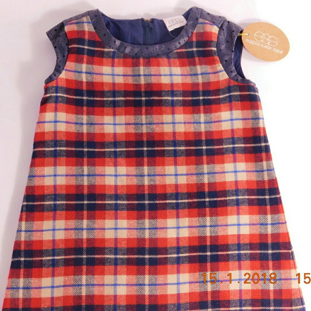 Plaid dress by Egg